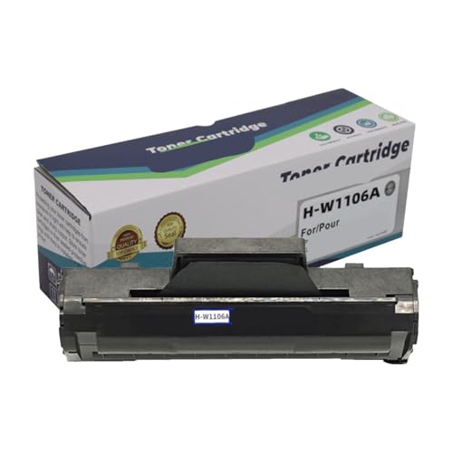 Cartouche W1106A 106A avec puce pour imprimante laser monochrome de bureau