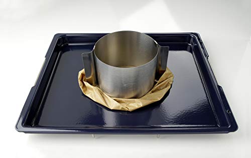 Anillo para postres ajustable de 10-18 cm en acero inoxidable para capas 4