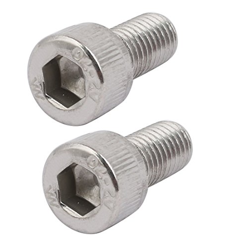 ナットとボルト、M10x20mm 304ステンレススチール左手ねじ六角ソケットキャップスクリューファスナー2個(69a69c0f62cedd038775ff712dcc63bb)