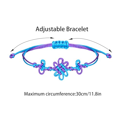 YELLOWPEACH Friendship Matching Knot Bracelets Handmade BFF Couples Accessories Gifts for Fans Decor4