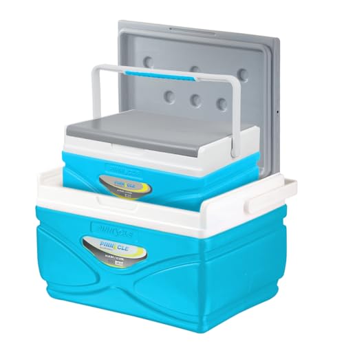 Picnic-Cooler--45-Liter-Hard-Cooler--Coolbox-Keeps-Contents-Cool-for-48-Hours--BPA-Free-Outdoor-Cooler--Portable-Cooler-for-Picnics-Grill-Camping-Orange