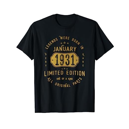 91 años Cumpleaños Las Leyendas nacen en Enero de 1931 Camiseta