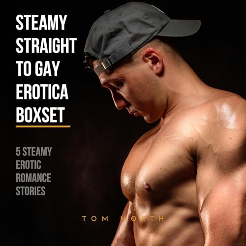 Steamy Straight to Gay Erotica Boxset Audiolivro Por Tom North capa
