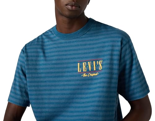 Levi's Herren Vintage Fit Graphic Tee T-Shirt, Stripe Serif Logo Hampton Bay, M – Ansicht 3