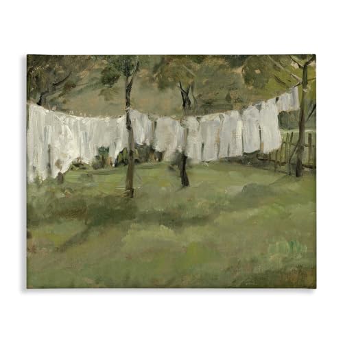 Stupell Industries 'Abstract Country Clothesline Scene'| Canvas Art
