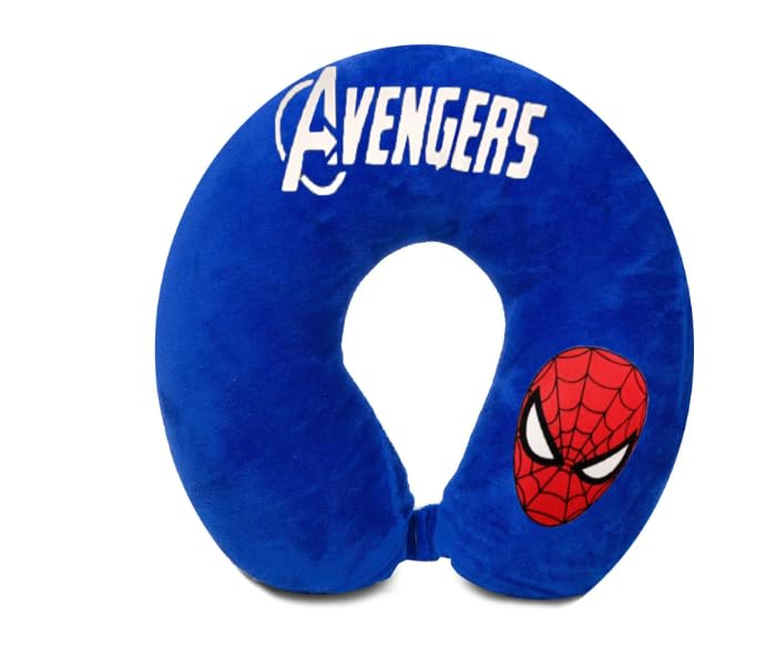 Image of Ultra Soft Superhero Pattern Neck Pillow Sleeping