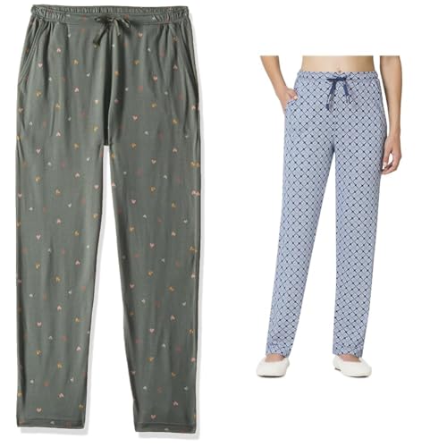 Image of Van Heusen Relaxed Fit Functional Pocket Ultra Soft Allover Print Lounge Pants - Available in Pack of 1 & 2