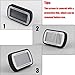 2 Pack Refrigerator Fridge Thermometer Digital Freezer Room Thermometer Waterproof Large LCD Display Max/Min Record Function-Black