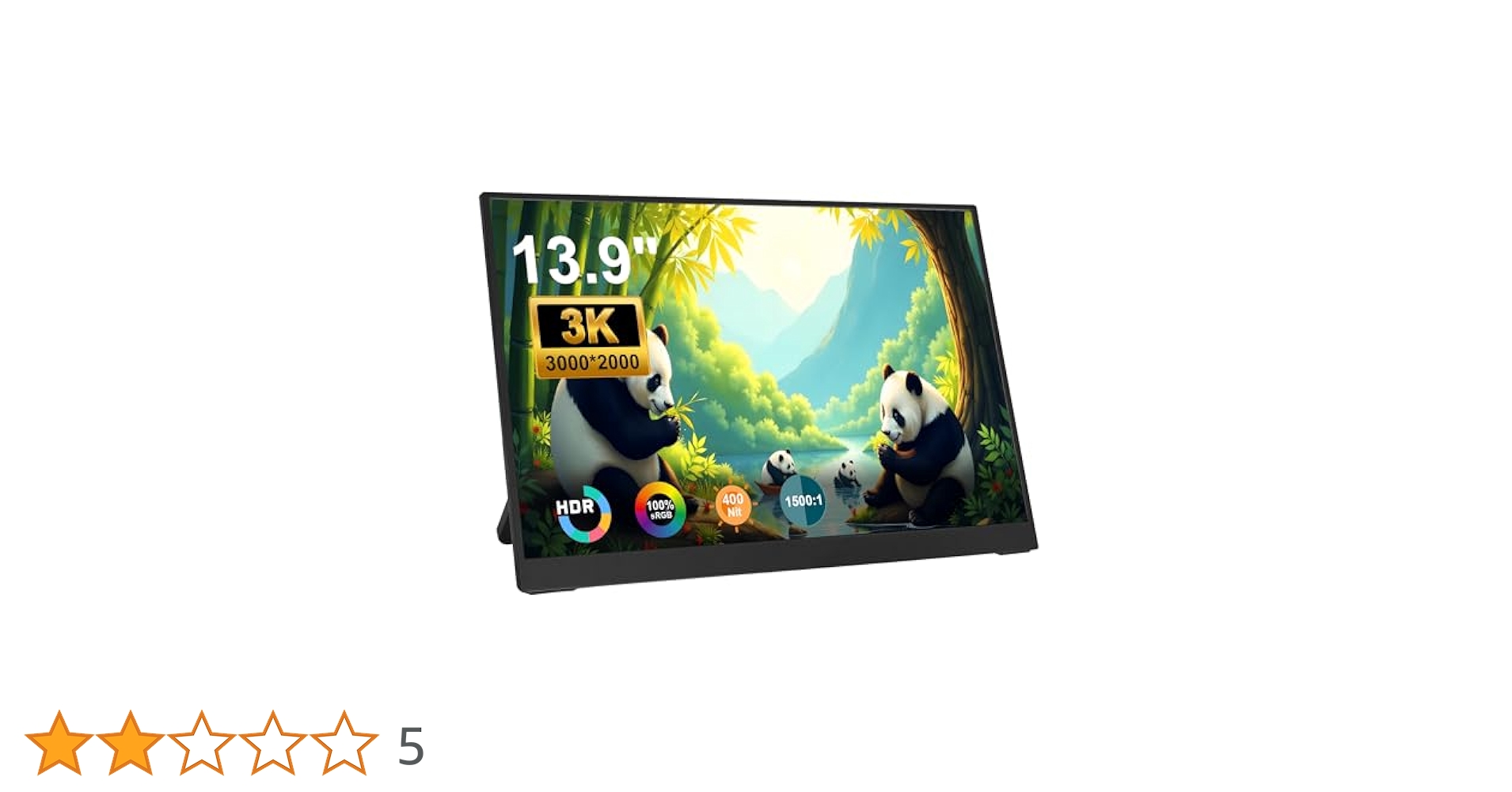 Amazon.co.jp: Scnsuptpモバイルモニター、13.9