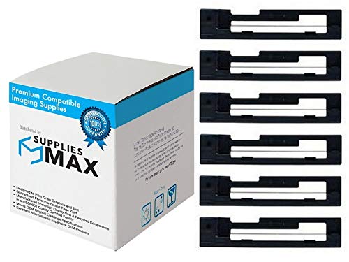 SuppliesMAX Compatible Replacement for Porelon 11364 Purple P.O.S. Printer Ribbons (6/PK) - Replacement to Citizen IR-91P