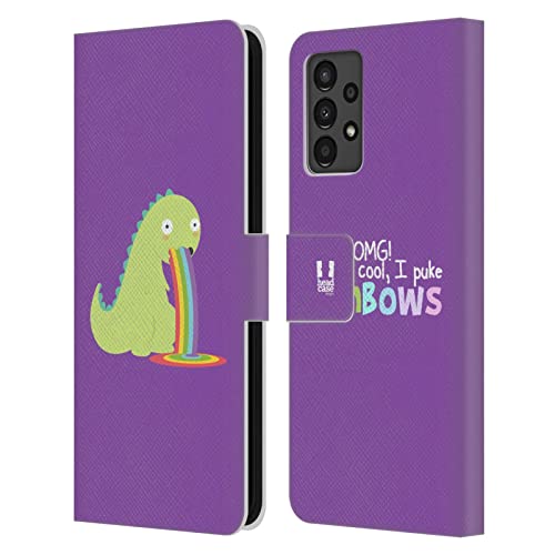 Protection Samsung Galaxy A13 2022 Étui Portefeuille Cuir Dinosaure Anti-Choc