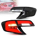 VLAND LED Smoked Taillights Compatible For [ Toyota Camry 2012 2013 2014] With LED Running & Brake L