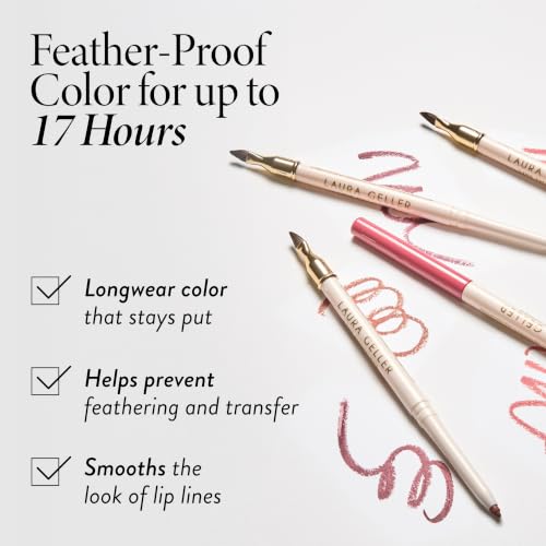 Image of LAURA GELLER Line Smoother Featherproof Longwear Lip Liner, Rose