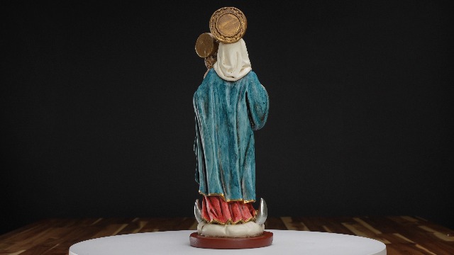 Virgen de Chiquinquira 14 pulgadas miniatura 5
