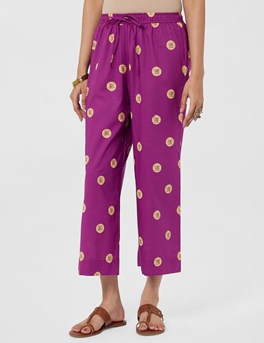 Image of BIBA Women Cambric Straight Printed Suit Set