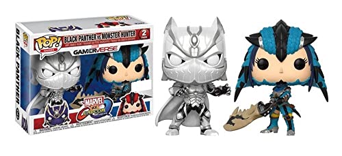 Funko 22788 Pop! Vinyl Games: Marvel Vs Capcom Black Panther Vs Monster Hunter Exclusive