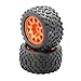 Power Hobbies Powerhobby Scorpion XL Belted Tires/Viper Wheels Orange (4) Compatible with : Traxxas X-Maxx 24mm HEX
