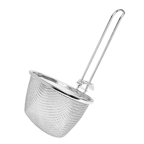 Garneck Stainless Steel Strainer Spoon Premium Fine Mesh Colander for Hot Pot Multi Purpose Filtering Scoop Resistant Kitchen Tool Easy to Use Store