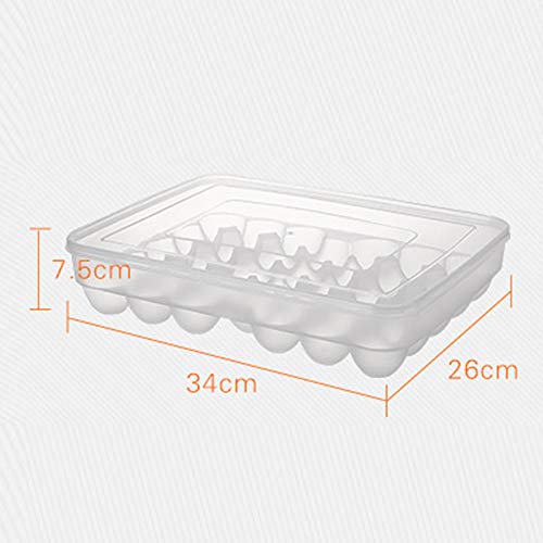 image for LucaSng 34 Grid Egg Crisper Food Container Egg Refrigerator Storage Bo