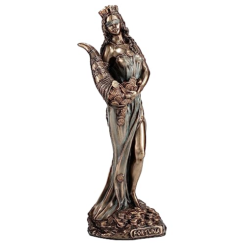 Estatua de resina con acabado bronce frío 6 1/8 pulg