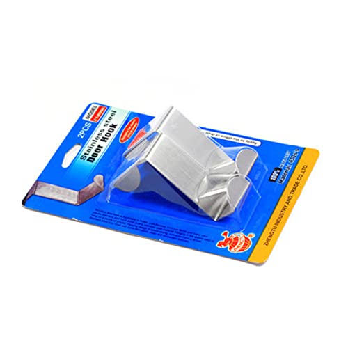 Garneck 2pcs Stainless Steel Door Hanger Over Door Hanger Over The Door Hanger Holder Over Door Clothes Hanger Rack Hook Hangers