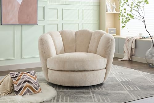 le canapé Loungesessel drehbar Sessel Relaxsessel Drehsessel Fernsehsessel Julia - Beige – Bild 6