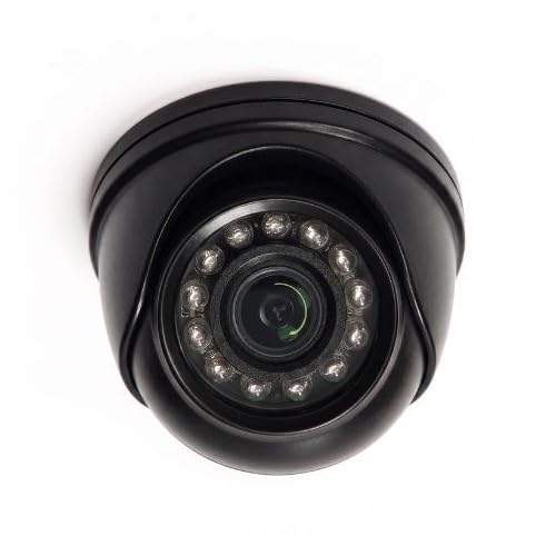 Sentry Cámara CCTV mini domo de 2 MP 1080p, lente de 3.6 mm, interior, exterior, color negro