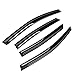 Arokzn 94714 Tape-On Smoke Tinted Side Window Visor Deflectors Vent Rain Guards Compatible with Fusion 2013-2020 S SE SEL Titanium Hybrid