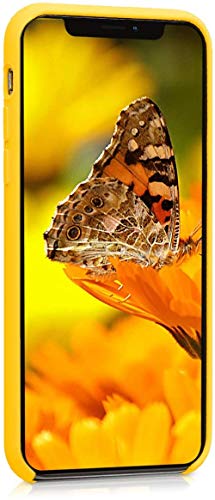 Image of REALCASE iPhone X | iPhone Xs Back Cover Case | Full Protective Liquid Silicone | Shockproof Case Back Cover for iPhone X /Xs [S-Yellow]