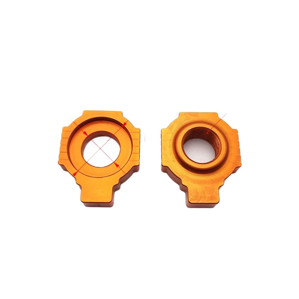 Bloc coulissant de régulateur de chaîne de moto, Compatible avec EXC SX SXF XC-F FE TC TE 2002 – 2015, tendeur d'essieux de roue arrière