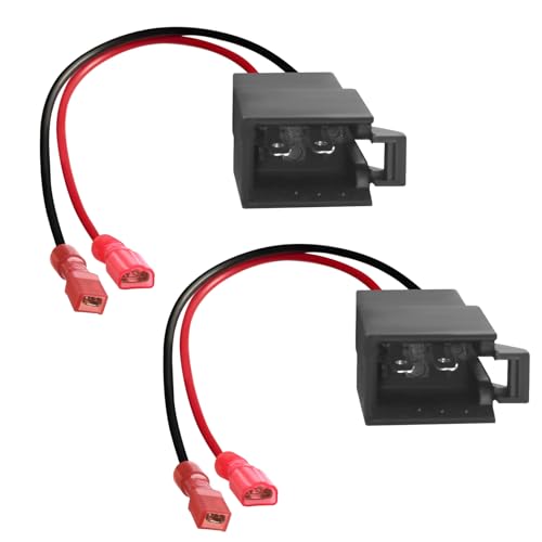 2X Conectores Altavoces de Coche, Radio Adaptadores 15 cm Arnés Cables Connectores de Vehículos Compatible con Audi Renault Volkswagen Nissan