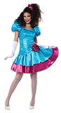 California Costumes 80's Party Dress, Adult Women, Small, Teal/Fuchsia