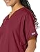 Cherokee Women's M V Neck Scrubs Shirt, Wine, Medium