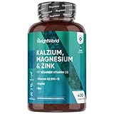 WeightWorld Kalzium Magnesium Zink - 400 Tabletten