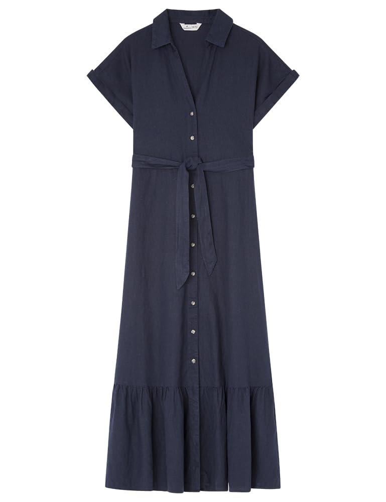 SPRINGFIELD Vestido Camisero Lino Mujer