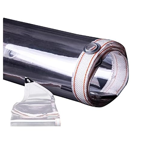NA LI JIN BO presenning trä, vattentät presenning tung plikt, PVC transparent presenning isolering pergola sidoväggar växthus skydd väderbeständighet 0,3 mm klart markistak