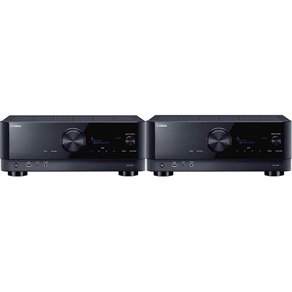 Yamaha AV-Receiver RX-V6A und RX-V4A Schwarz - Netzwerk-Receiver Mit Dolby Atmos Height Virtualizer und MusicCast Surround-Sound