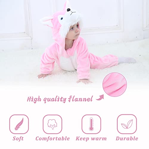Disfraz animal con capucha para bebés y niños miniatura 3
