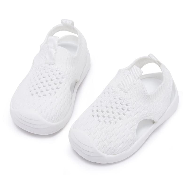 Image of BMCiTYBM Baby Boy Girl Closed Toe Summer Toddler Sandals Lightweight Shoes Infant Non-Slip First Walking Sneakers 6 9 12 18 24 Months 2-3 Years