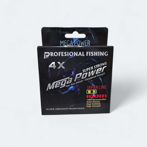 Mega Power 4X Durable Underwater Invisible Braided Fishing line Suitable for Saltwater and Fresh Water Made in Japan 100mtr (0.45mm/ 70lbs) (B0D2K5C25V) Amazon Price History, Amazon Price Tracker