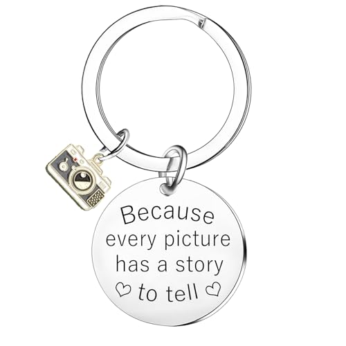 LLAFY Photographer Gifts Photography Gifts For Women Camera Keychain Photography Lovers Gift Birthday Inspirational Gift For Photographers Photo Lover Camera Lover
