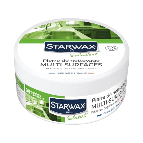 Starwax 30600 piedra de limpieza Blanca 100% de origen natural
