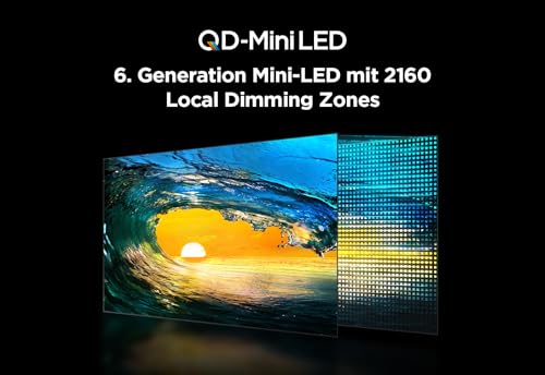 TCL 75Q10B 75 Zoll QLED PRO MiniLED Fernseher, 4K UHD, 4K HDR Premium 3500nits, Smart Google TV mit 144Hz Motion Clarity Pro und Onkyo 2.1.2 Dolby Atmos Sound – Bild 4