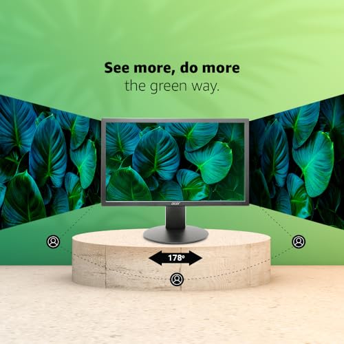 Acer K202Q 19.5 Inch HD+ 1600 X 900 Pixels LCD Monitor with LED Backlight I 200 Nits Brightness I VGA, HDMI Port with Inbox HDMI Cable I Eye Care... - Image 3