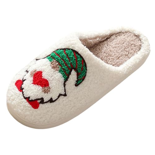 Garde au chaud vos pieds avec ces pantoufles en fourrure à bout rond