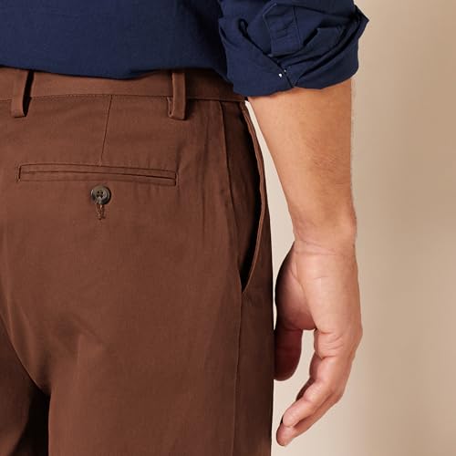 Image of Amazon Essentials Men's Classic-Fit Wrinkle-Resistant Flat-Front Stretch Chino Pant