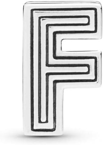 PANDORA REFLEXIONS Letter Initial Clip 925 Sterling Silver Charm