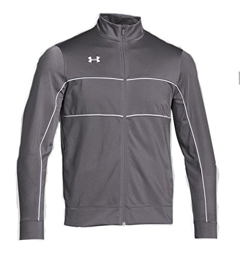 Under Armour Men's Rival Knit Warm-Up Jacket (XX-Large, Graphite/White)