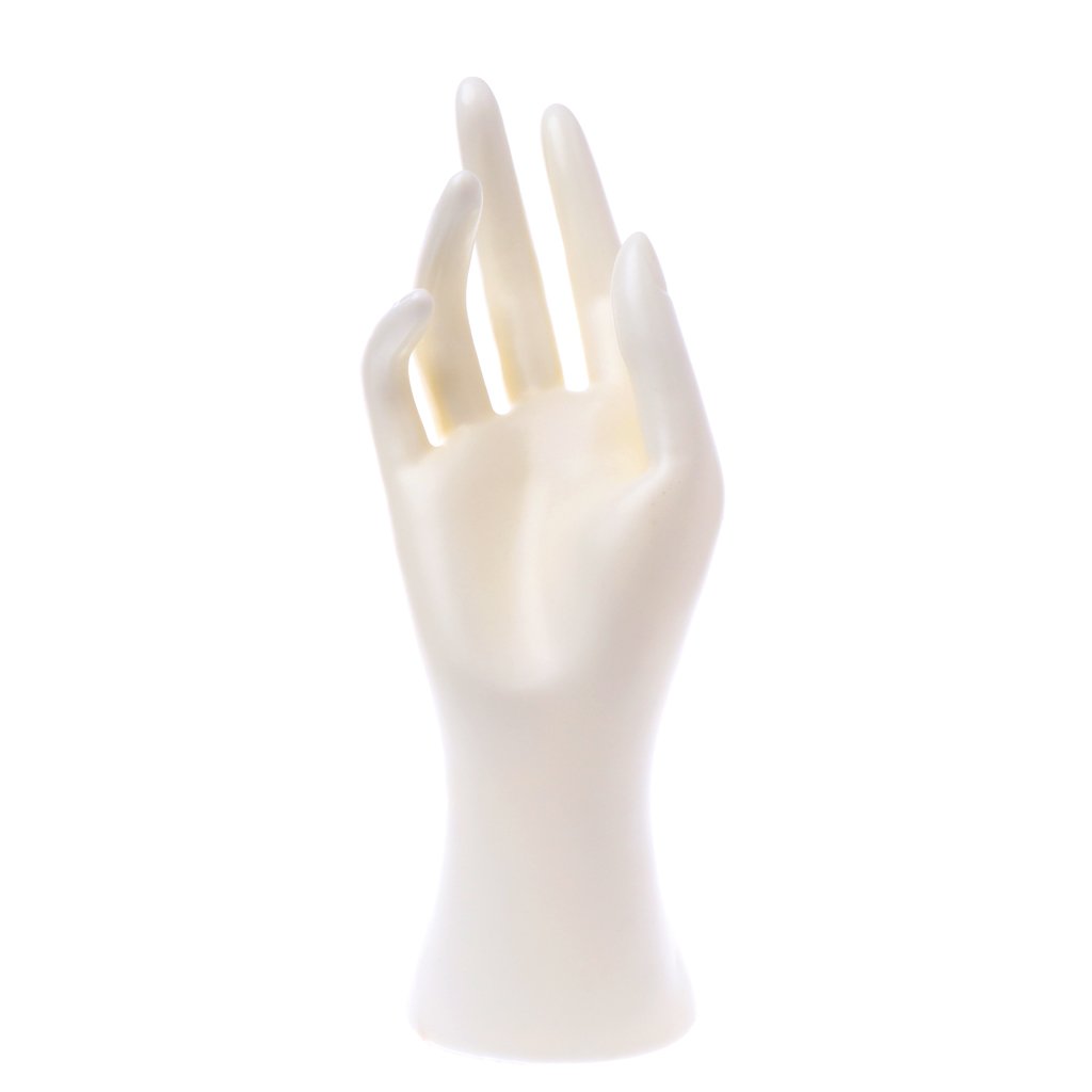 QIXIAMO Mannequin Hand Display Jewelry Bracelet Ring Glove Stand Holder Shopping Mall Watch Gloves Display Stand Model