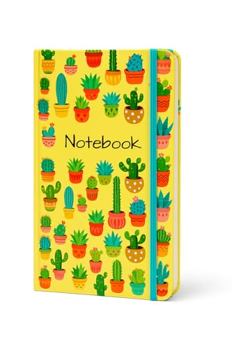 Image of COI A5 5.5 x 8.5 in Hardcover Unruled Diary - 192 Pages of 80 GSM Natural Paper, Elastic Closure & 2 Ribbon Bookmarks, Rounded Corners - Portable Journal for Writing, Travel & Bullet Journaling